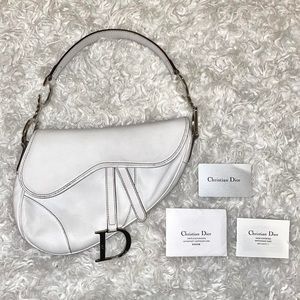 vintage dior saddle bag